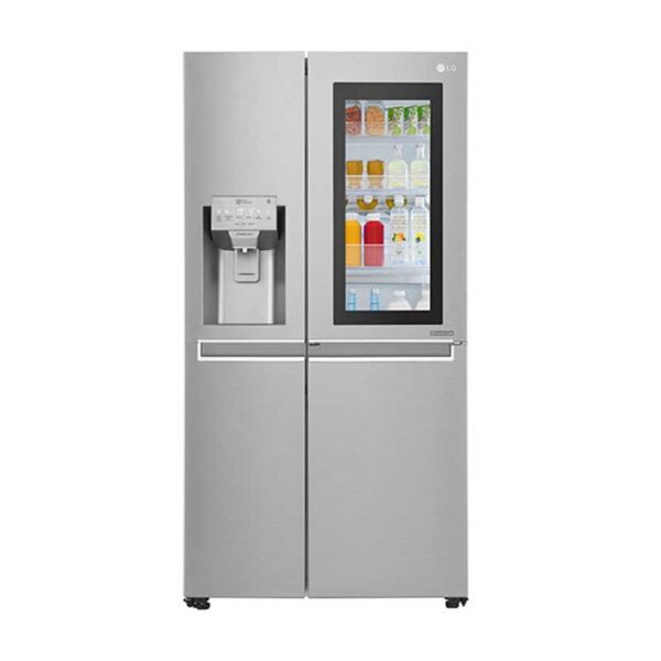 LG 668L Knock Knock Fridge GC-X247CSAV Ice & Water Dispenser InstaView Door-in-Door Side By Side Smart Refrigerator
