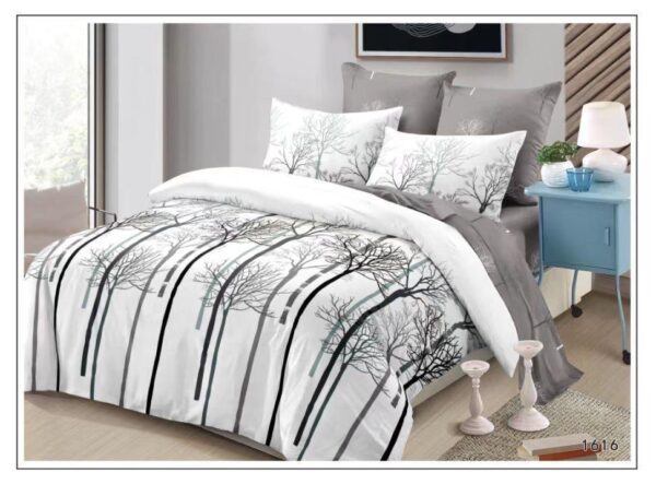 5by6 4pc Duvet Set with 2 Pillowcases, 1 Bedsheet, 1 Duvet Microfiber