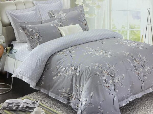 5by6 4pc Duvet Set with 2 Pillowcases, 1 Bedsheet, 1 Duvet Microfiber
