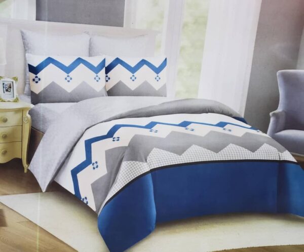 5by6 4pc Duvet Set with 2 Pillowcases, 1 Bedsheet, 1 Duvet Microfiber
