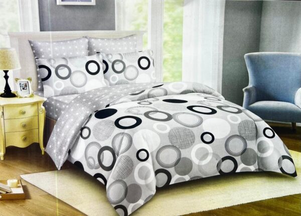 5by6 4pc Duvet Set with 2 Pillowcases, 1 Bedsheet, 1 Duvet Microfiber