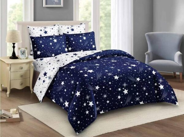 5by6 4pc Duvet Set with 2 Pillowcases, 1 Bedsheet, 1 Duvet Microfiber
