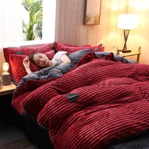 Coral Velvet Duvet 4pcs 6by6