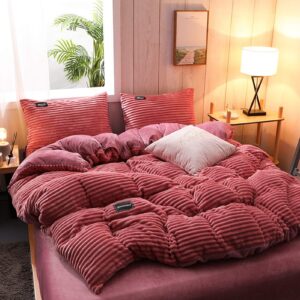 Coral Velvet Duvet 4pcs 6by6