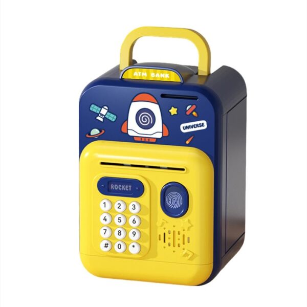 Fingerprint ATM Piggy Bank Saving Box For Kids