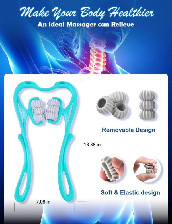 Neck, Waist, Leg, Feet, Back 5 in 1 Multifunctional Massager - Image 7