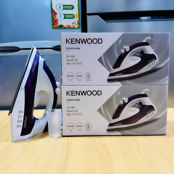 Kenwood Teflon Steam Iron 2000W 250ml with Non-stick Soleplate STP40 - Image 2