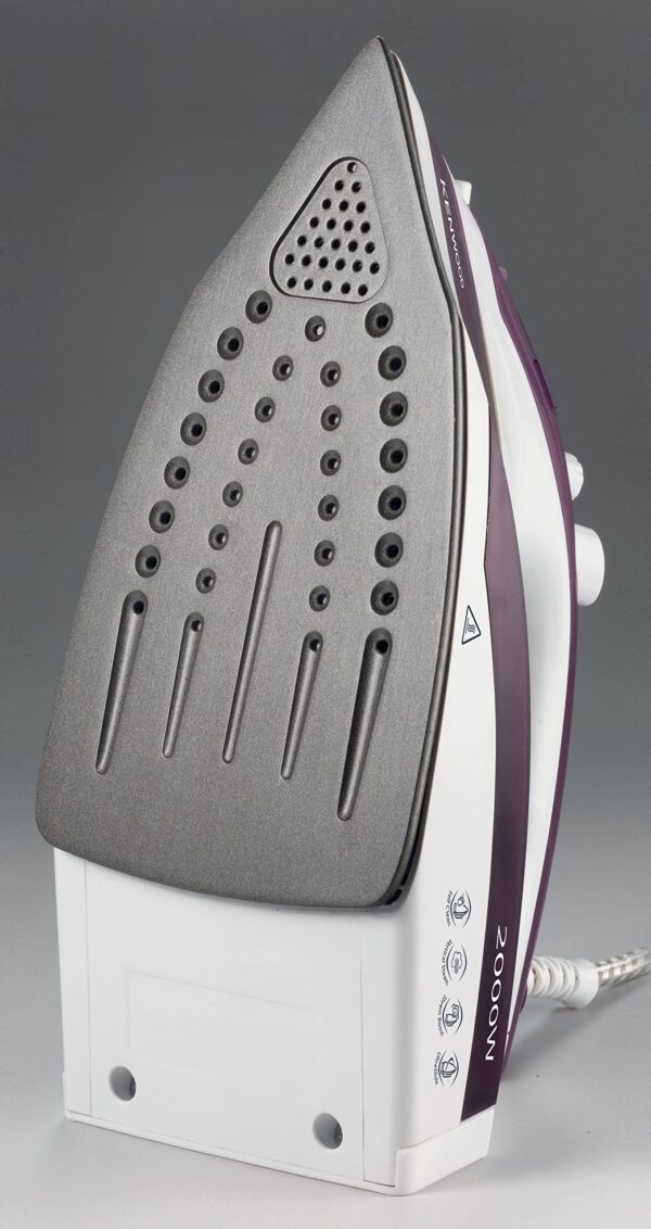 Kenwood Teflon Steam Iron 2000W 250ml with Non-stick Soleplate STP40 - Image 4