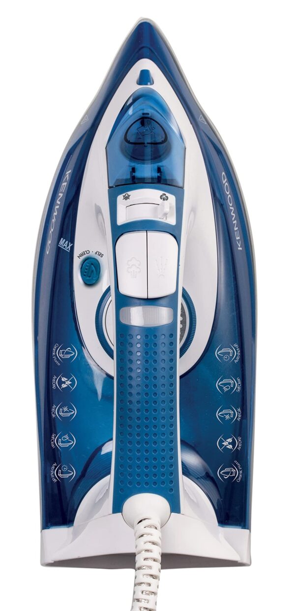Kenwood Steam Iron 2600W 350ml with Ceramic Soleplate, Auto Shut down STP75 - Image 4