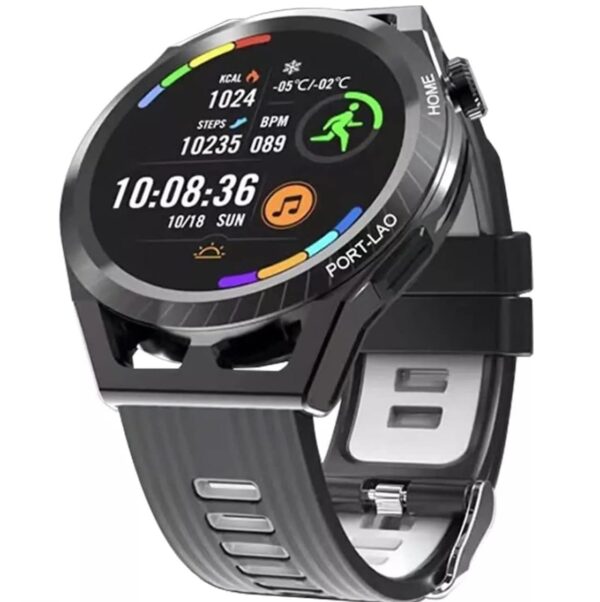 HainoTeko C2 Smartwatch 46mm Germany – Bluetooth Call – IP68 – For Android & IOS | Black - Image 2