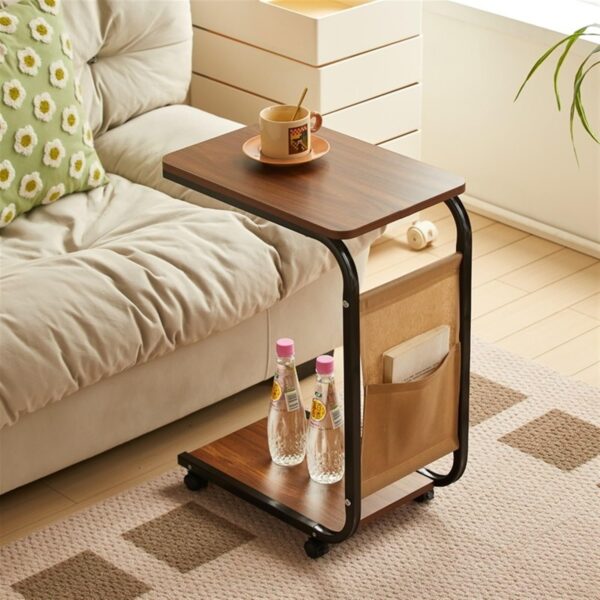 Sofa End Table w/wheels