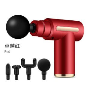 Massage Gun, Deep Tissue Massager Electric Handheld - Red