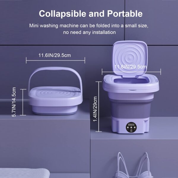 Portable Mini Washing Machine Foldable - Image 4