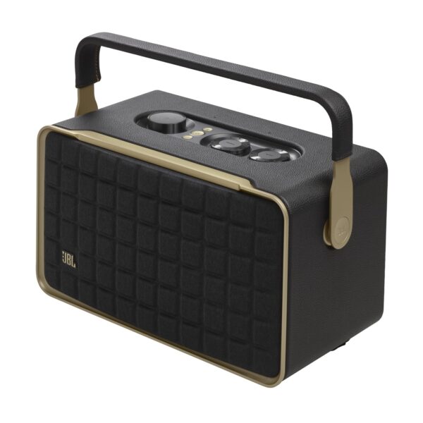 JBL Authentic 300 - Retro Style Wireless Bluetooth/WiFi Home Speaker, Built in Battery (4800mAh)