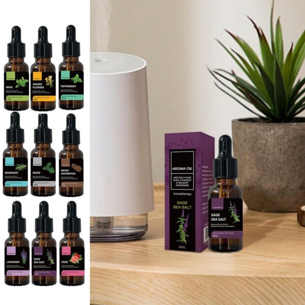 Aroma Essential Oils Humidifier Rose Scent Aromatherapy 20ML 5pcs