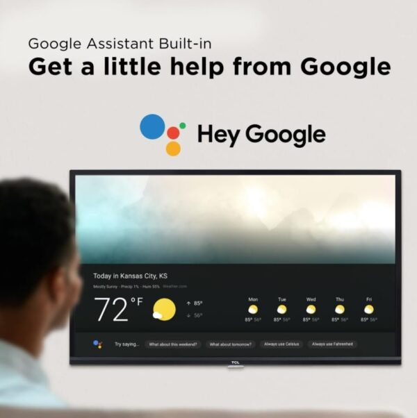 TCL 32 inch Smart Google Android TV 32S5400AF Bluetooth, Netflix, YouTube, DStv Stream App - Image 6