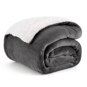 Fleece Woolen Duvets 5by6 Gray