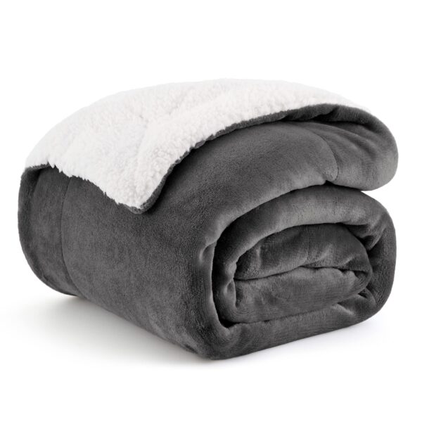 Fleece Woolen Duvets 5by6 Gray