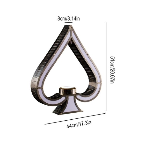 LED Rechargeable Ace Spade Champagne Presenter Growing Cocktail Wine For NightClub Party Bar Lounge - Image 4