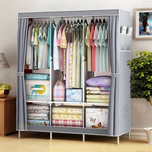 3 Column Cloth Wardrobe