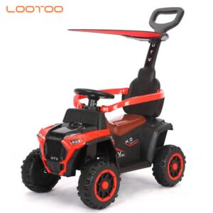 Kids Rechargeable Electric Bike Cars Push Upto 5yrs - Red