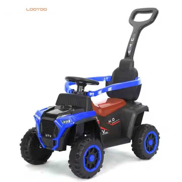 Kids Rechargeable Electric Bike Cars Push Upto 5Yrs - Blue