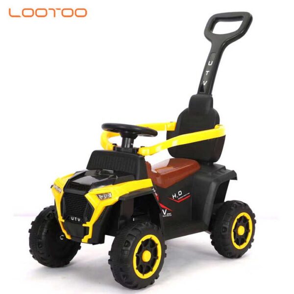 Kids Rechargeable Electric Bike Cars Push Upto 5Yrs - Yellow