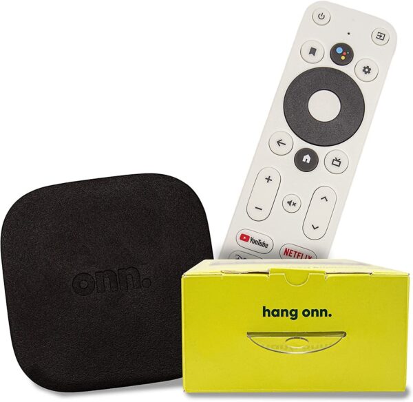 Onn Android TV 4K UHD Streaming Device Box with Remote Control - Image 5