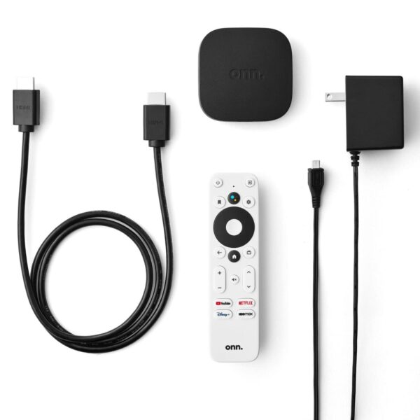 Onn Android TV 4K UHD Streaming Device Box with Remote Control - Image 4