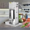 Commercial 3L Sausage Stuffer, Stainless Steel Sausage Maker – Silver