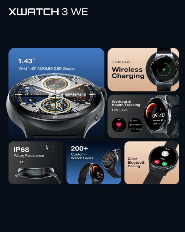 Infinix XWatch 3 WE XW3E AMOLED Screen Smart Watch - Image 5
