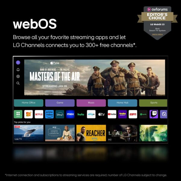 LG 77 inch OLED G4 4K UHD TV (2024) WebOs - Image 4