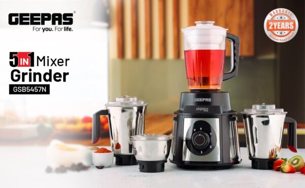 Geepas 5-in-1 Mixer Grinder Blender GSB5457N - Image 9