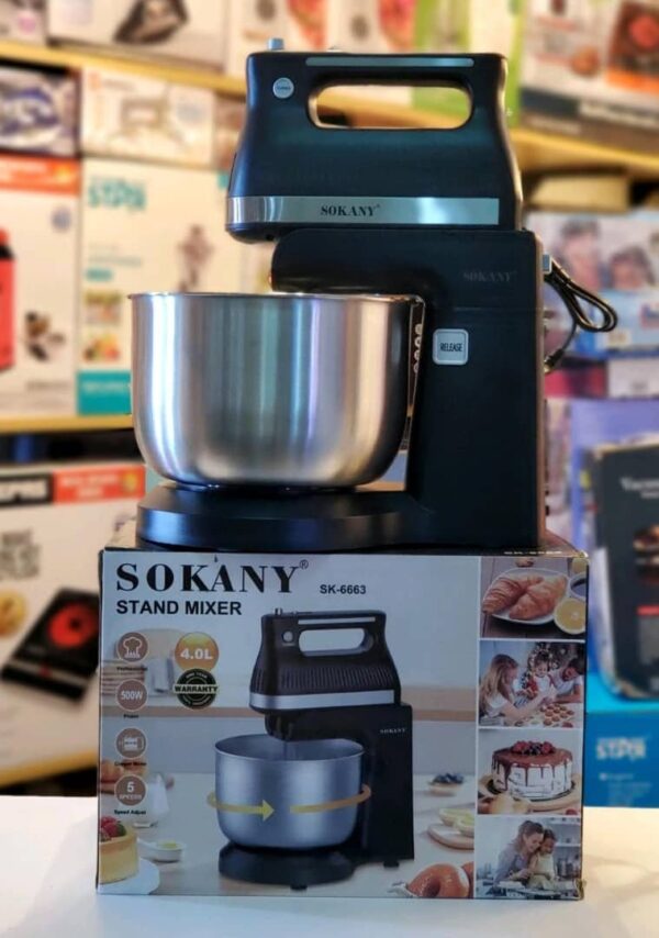 Sokany 4L Stand Mixer/Cake Mixer SK-6663 - Image 2