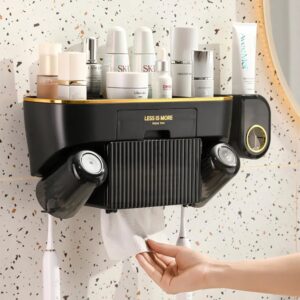 Toothbrush Holder & Toothpaste Dispenser