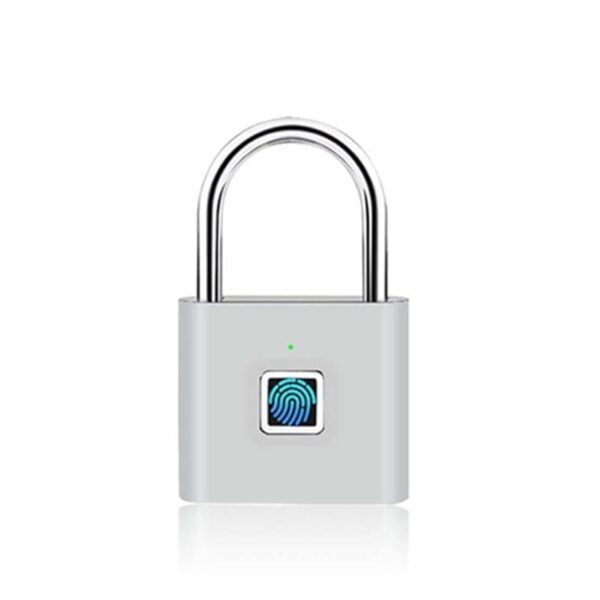 Anti theft Security Padlock with Intelligent Biometric Smart Waterproof Fingerprint Keyless - Image 2