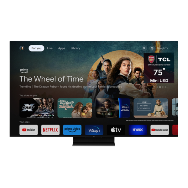 TCL 75 inch Mini QLED 4K UHD Smart Google TV