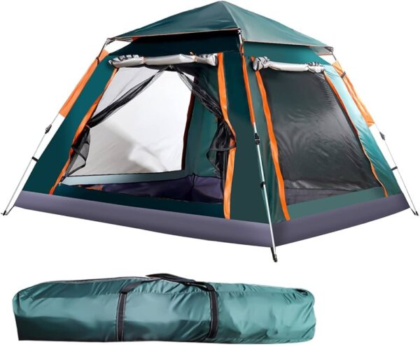Camping Tent 6 People Green - Image 4