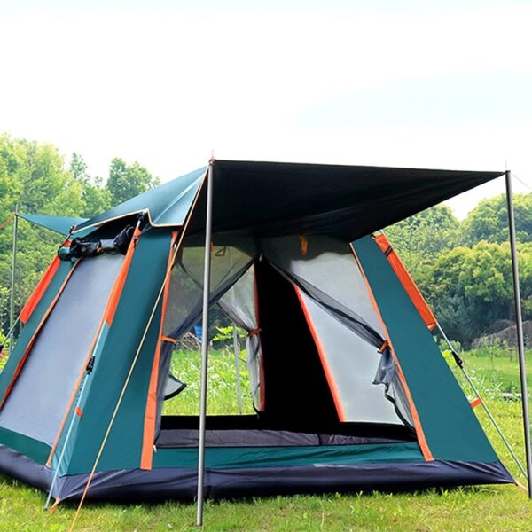Camping Tent 6 People Green