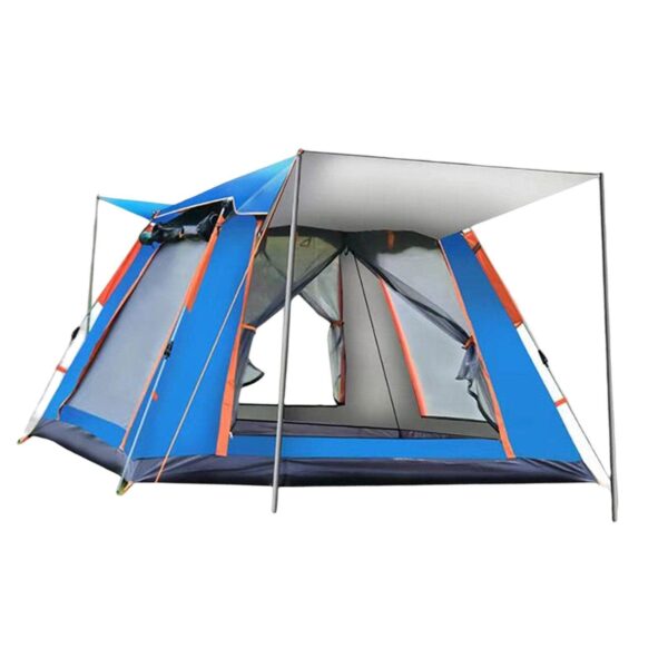 Camping Tent 6 People Blue with Shadow - Image 7