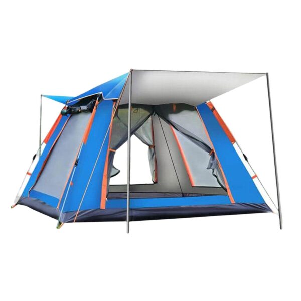 Camping Tent 6 People Blue with Shadow - Image 8