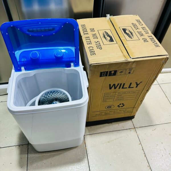 8kg Twin Tub Washing Machine for Both Clothes & Shoes comes with a shoe scrubber