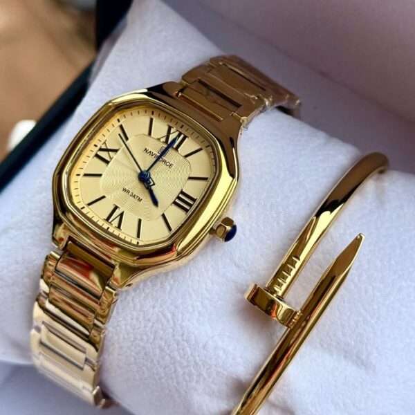 Naviforce Unisex Classic Women's Watch with Bracelet