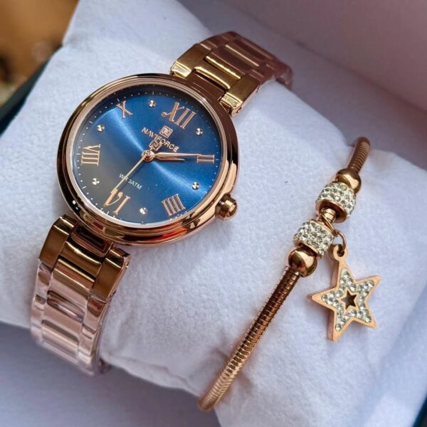 Naviforce Unisex Classic Women's Watch with Bracelet