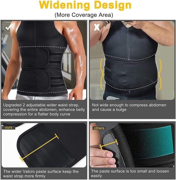 Body Shaper Men's Waist Trainer Sizes [L, XL, 2XL, 3XL] - Image 2
