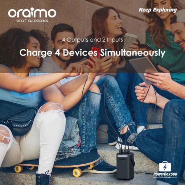 Oraimo 50000mAh 22.5W Power Bank PowerBox 500 - Image 7