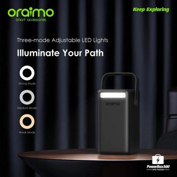 Oraimo 50000mAh 22.5W Power Bank PowerBox 500 - Image 6