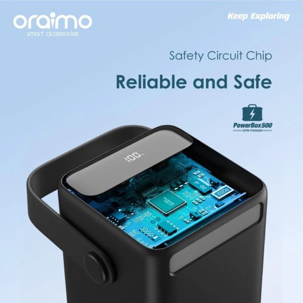 Oraimo 50000mAh 22.5W Power Bank PowerBox 500 - Image 4