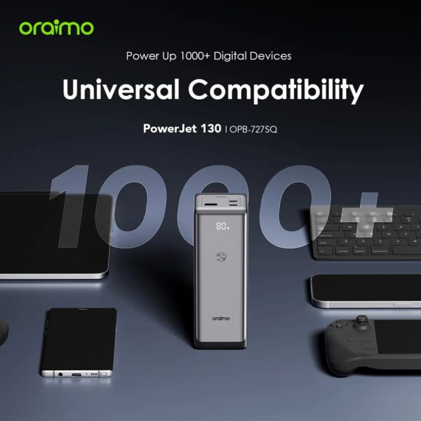 Oraimo PowerJet 130 27600mAh 130W Power Bank - Image 4