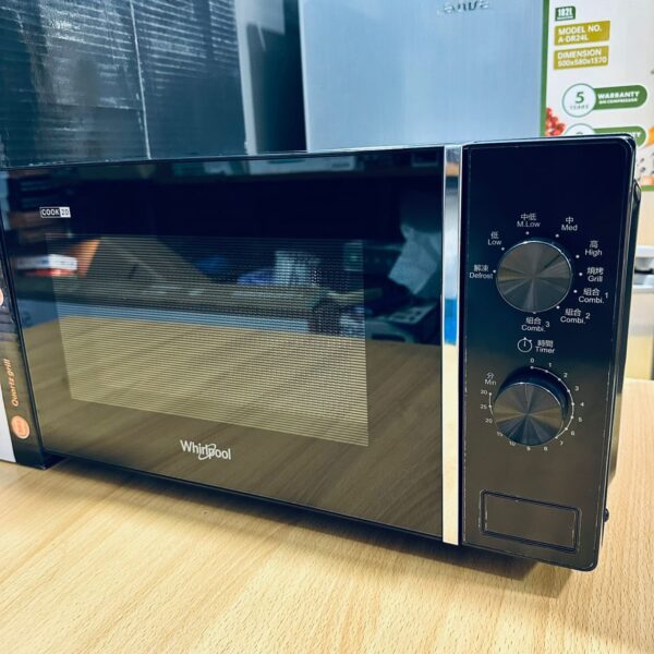 Whirlpool 20L Microwave Oven with Grill MG2007B - Image 2
